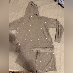 PJ Salvage Gray Starry Pajama Set